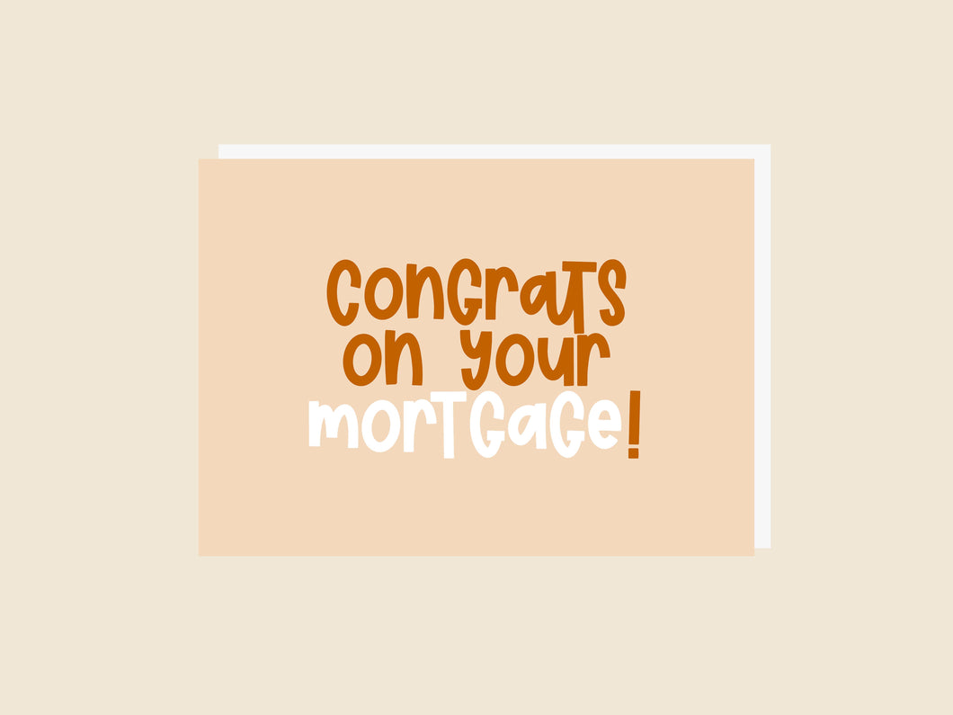 Congrats Mortgage  - Greeting Card