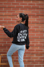 Load image into Gallery viewer, Anti Social Coffee Club Crewneck