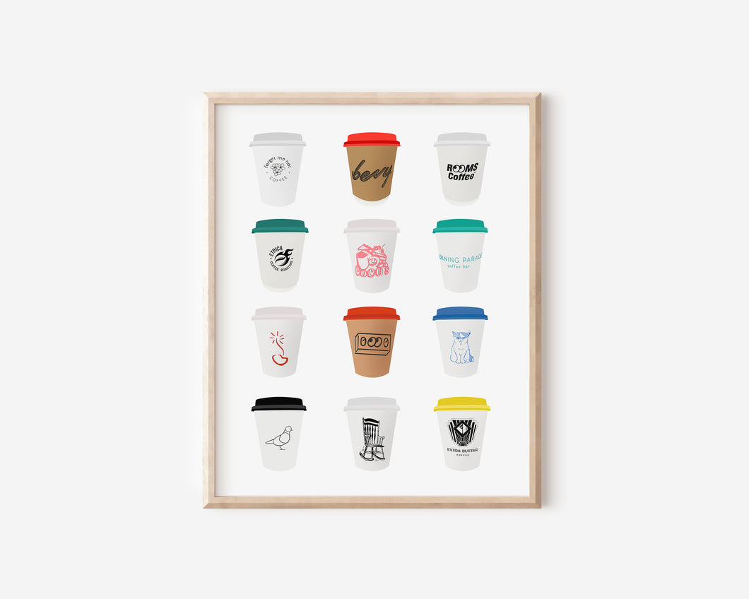 Toronto Coffee Shop V5 Print
