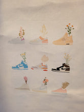 Load image into Gallery viewer, Tote Bag - Sneaker &amp; Flower V1
