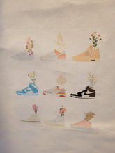 Load image into Gallery viewer, Tote Bag - Sneaker & Flower V1