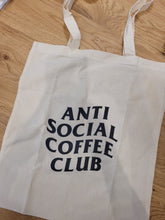Load image into Gallery viewer, Tote Bag - Anti Social Coffee Club