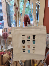 Load image into Gallery viewer, Tote Bag - Vancouver BC Coffee Shops V1