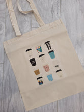 Load image into Gallery viewer, Tote Bag - Vancouver BC Coffee Shops V1
