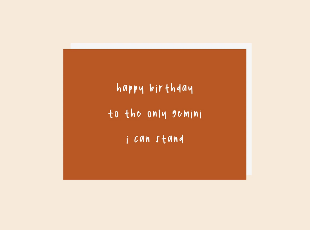 Gemini Birthday - Greeting Card