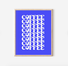 Load image into Gallery viewer, Retro Coffee Print