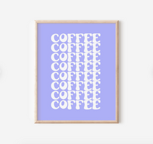 Load image into Gallery viewer, Retro Coffee Print
