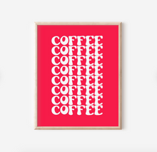 Load image into Gallery viewer, Retro Coffee Print