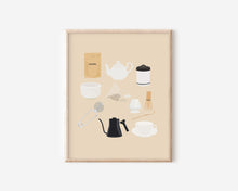 Load image into Gallery viewer, Tea Equipment Print