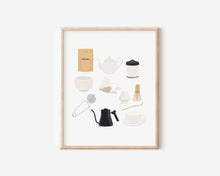 Load image into Gallery viewer, Tea Equipment Print