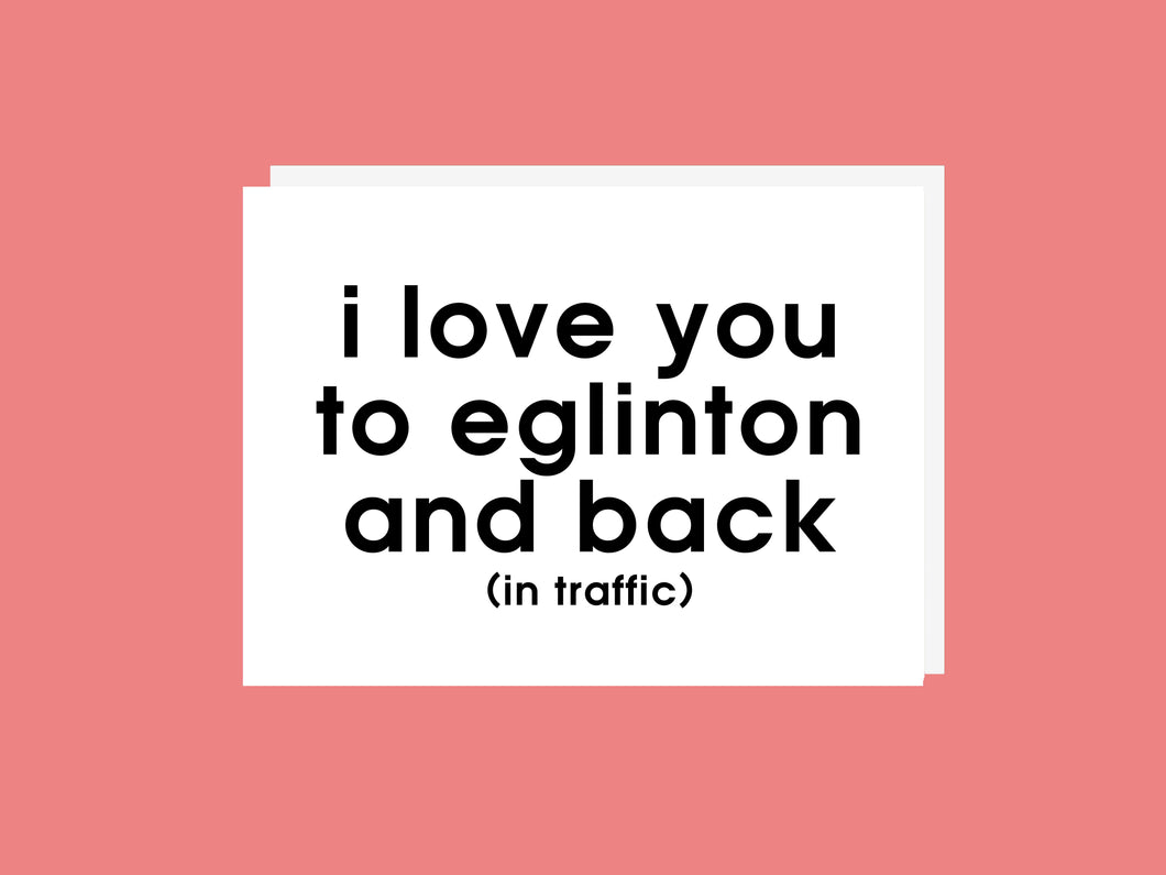 Eglinton - Greeting Card