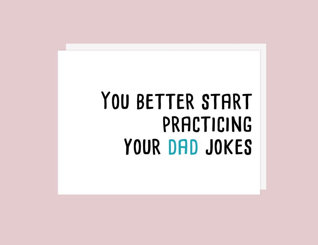 Dad Jokes - Greeting Card