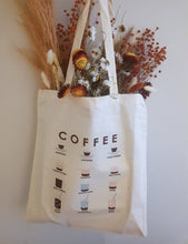 Load image into Gallery viewer, Tote Bag - Coffee Menu
