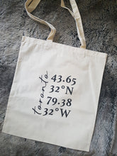 Load image into Gallery viewer, Tote Bag - Toronto Coordinates