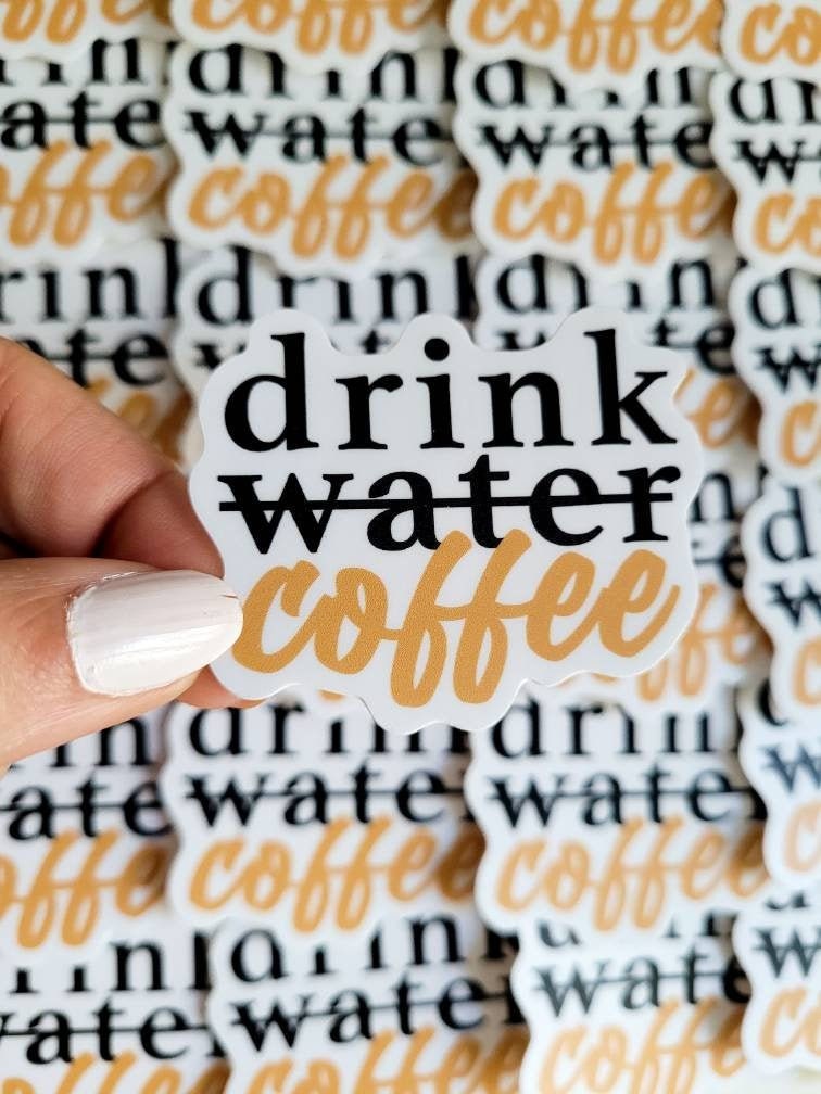 Drink Coffee Sticker