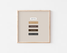 Load image into Gallery viewer, Coffee Mini Print