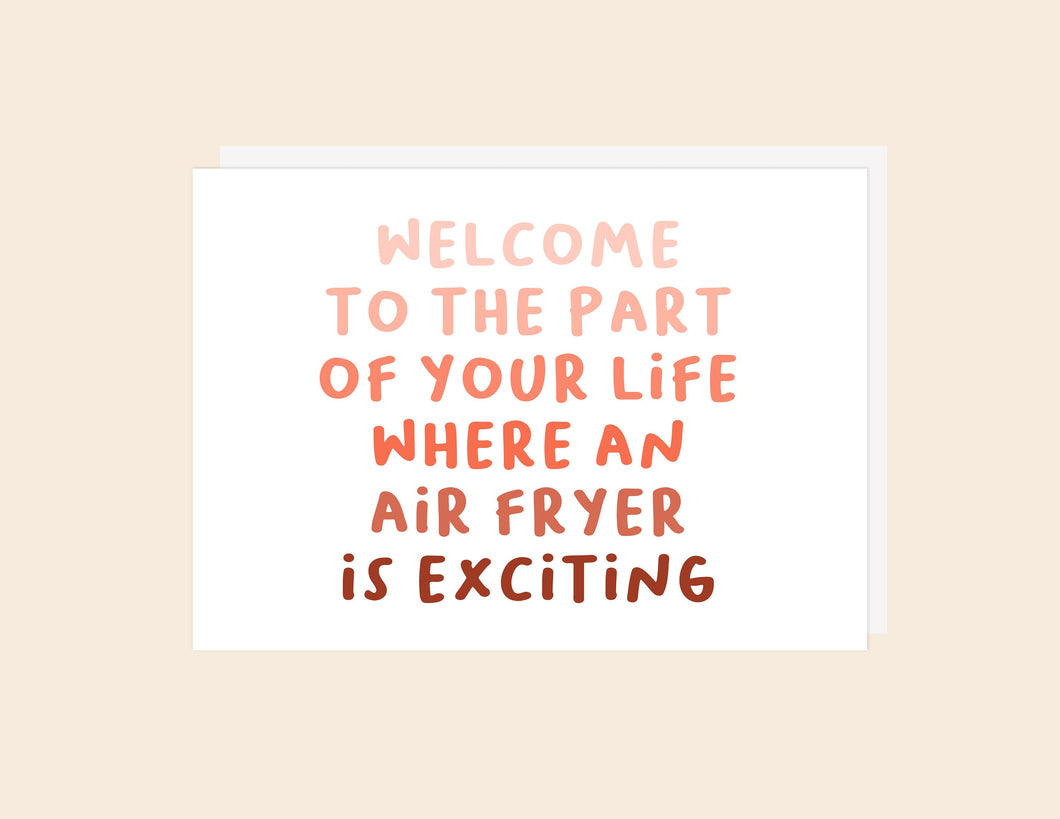 Air Fryer - Greeting Card