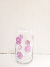 Load image into Gallery viewer, Purple Smile Glass Cup
