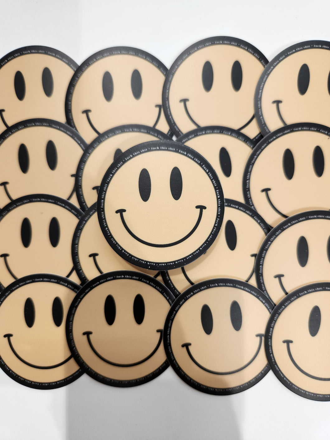 Smile Fuck This Shit Sticker