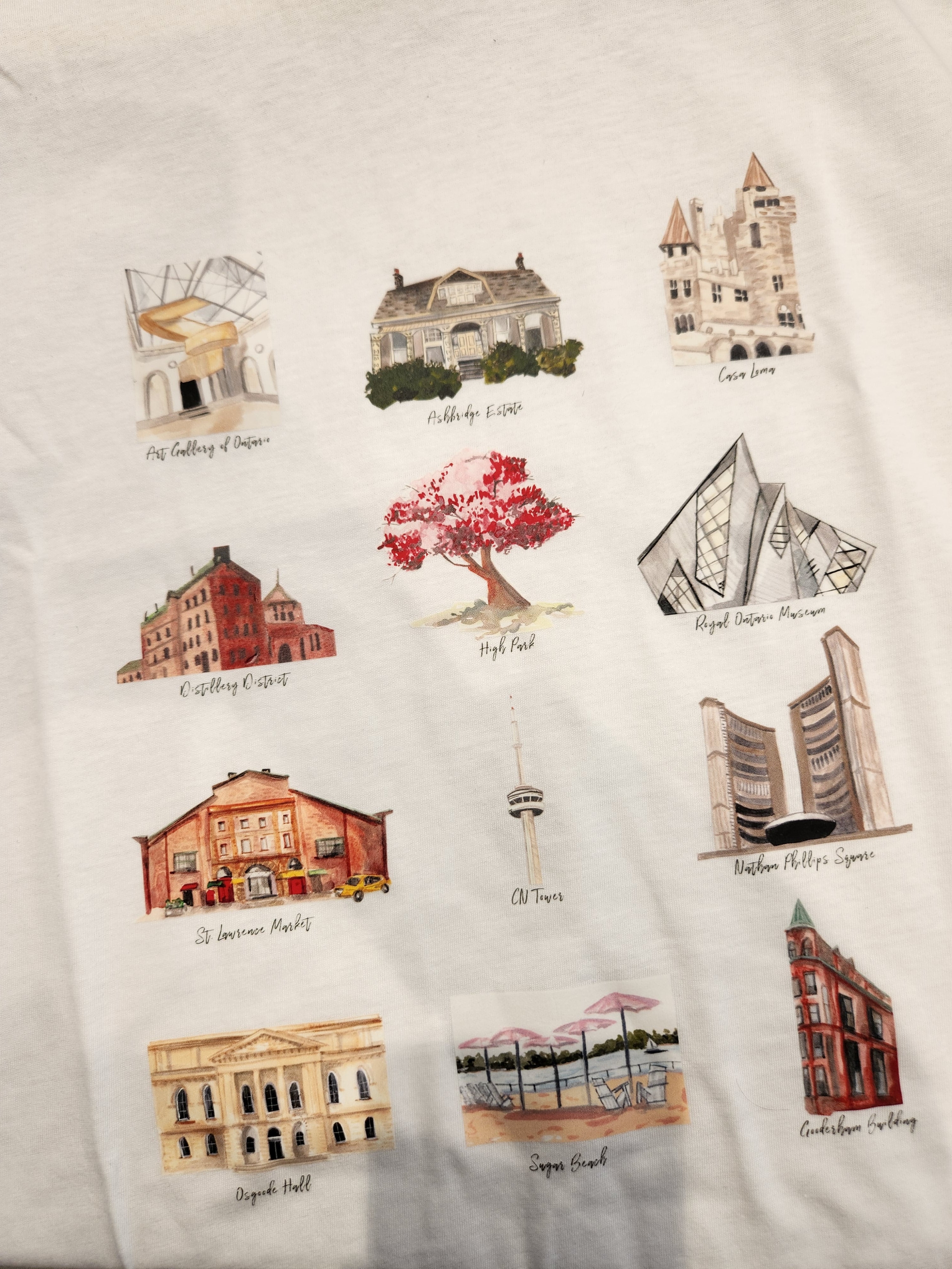 Toronto Landmarks Tshirt