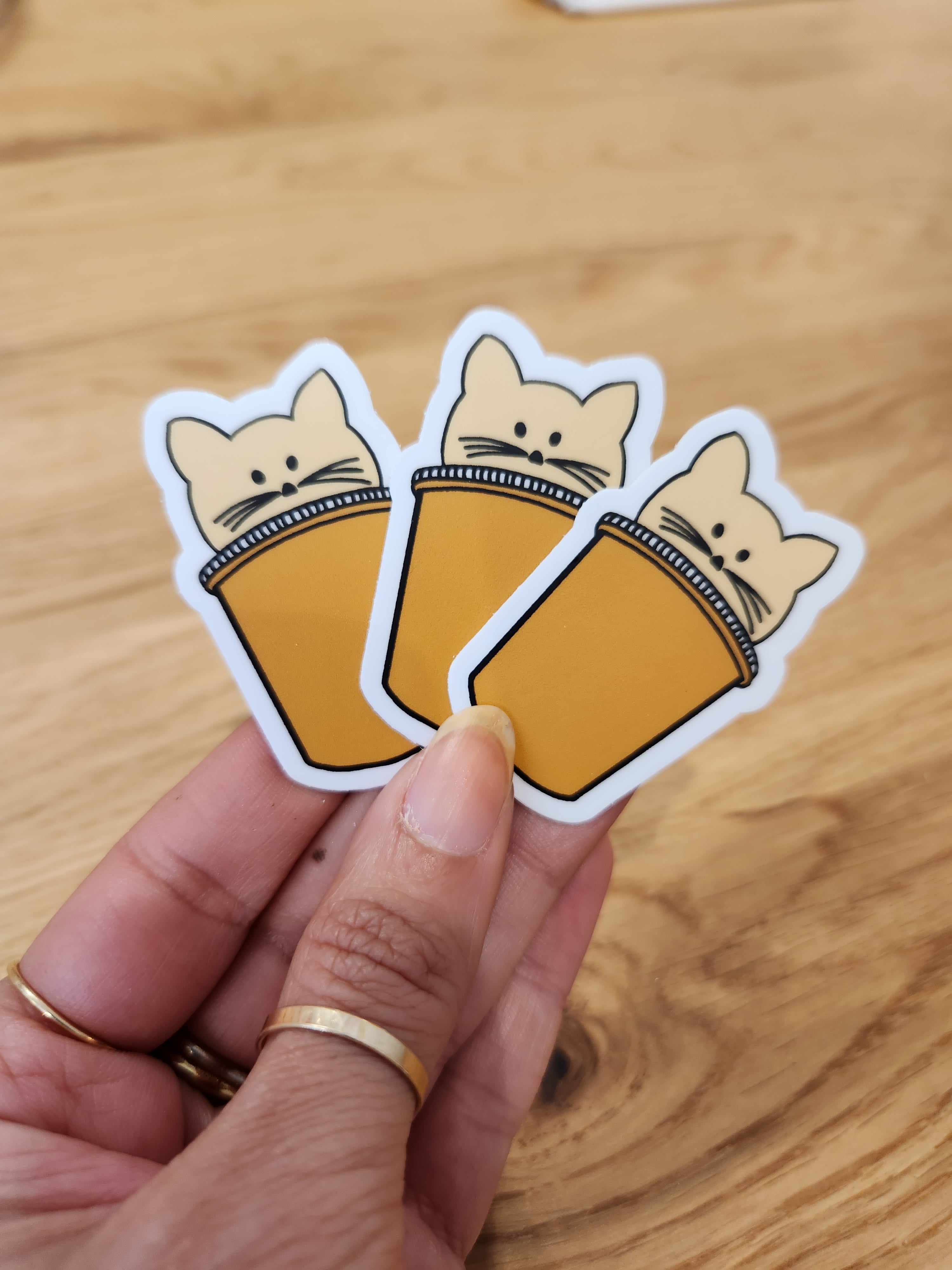 Coffee Cat Sticker