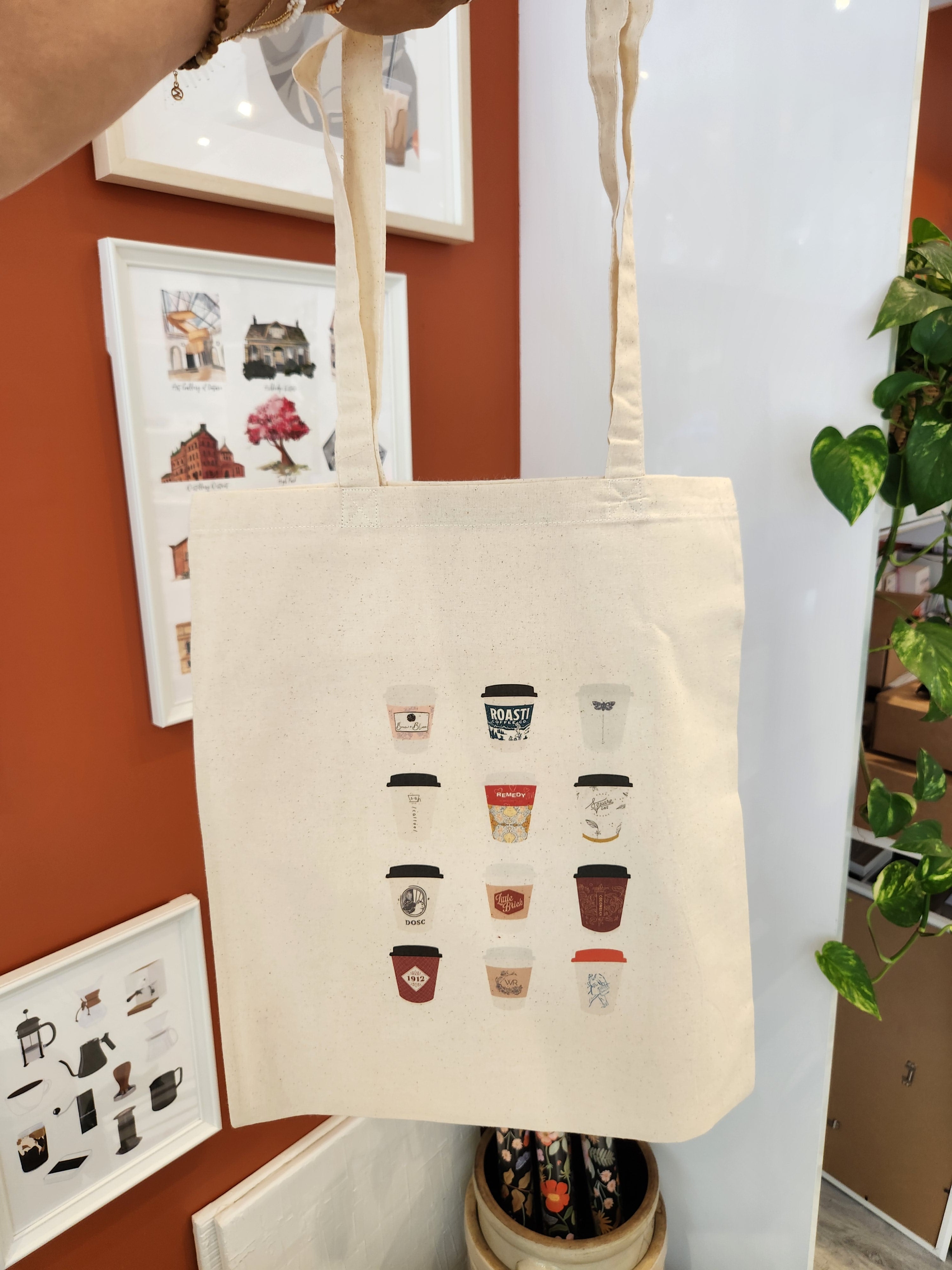 Tote Bag - Edmonton Coffee Shops