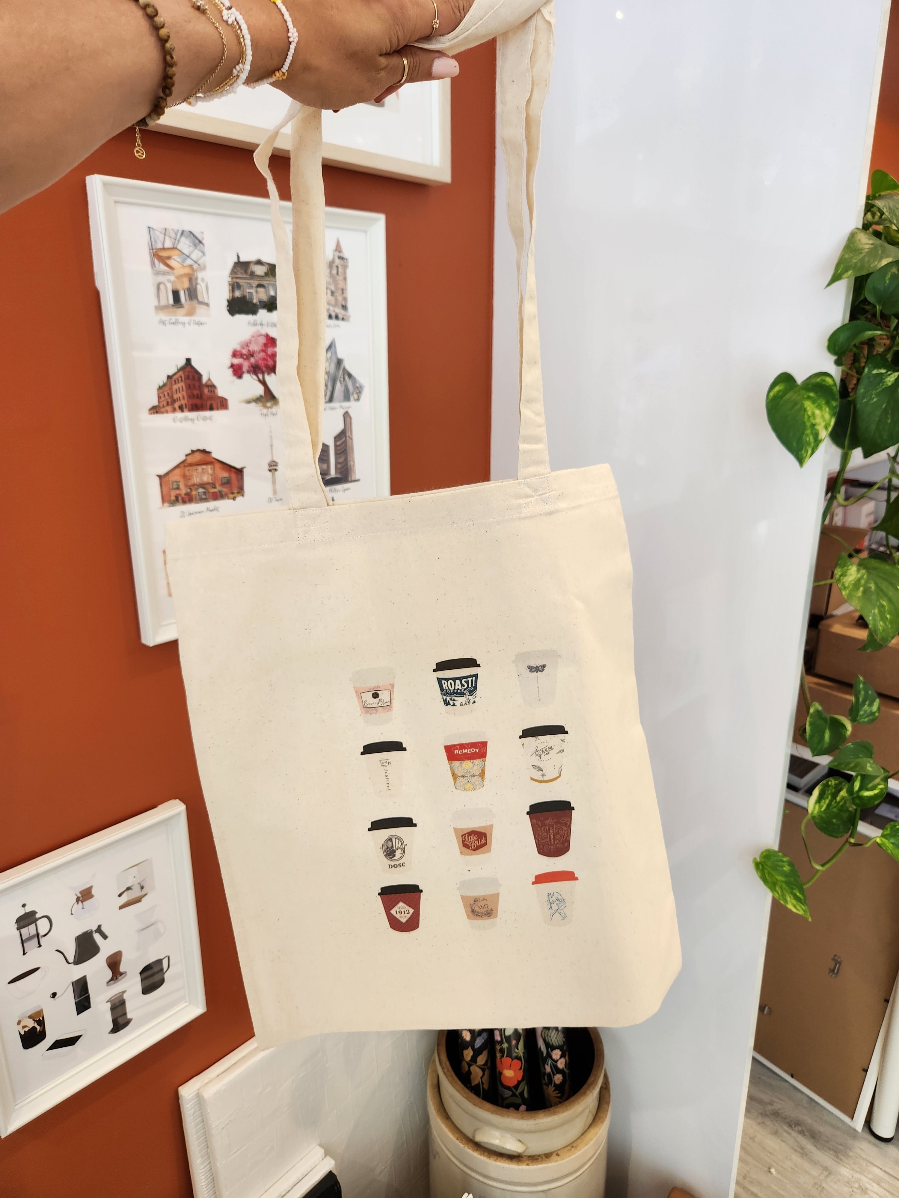 Tote Bag - Edmonton Coffee Shops
