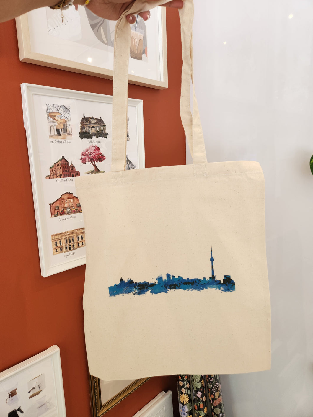 Tote Bag - Toronto Watercolour Skyline