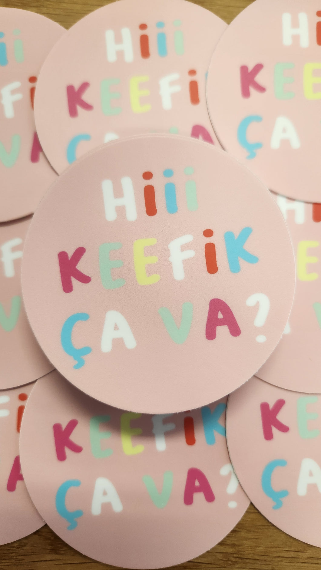 Hi Keefik Ca Va Sticker