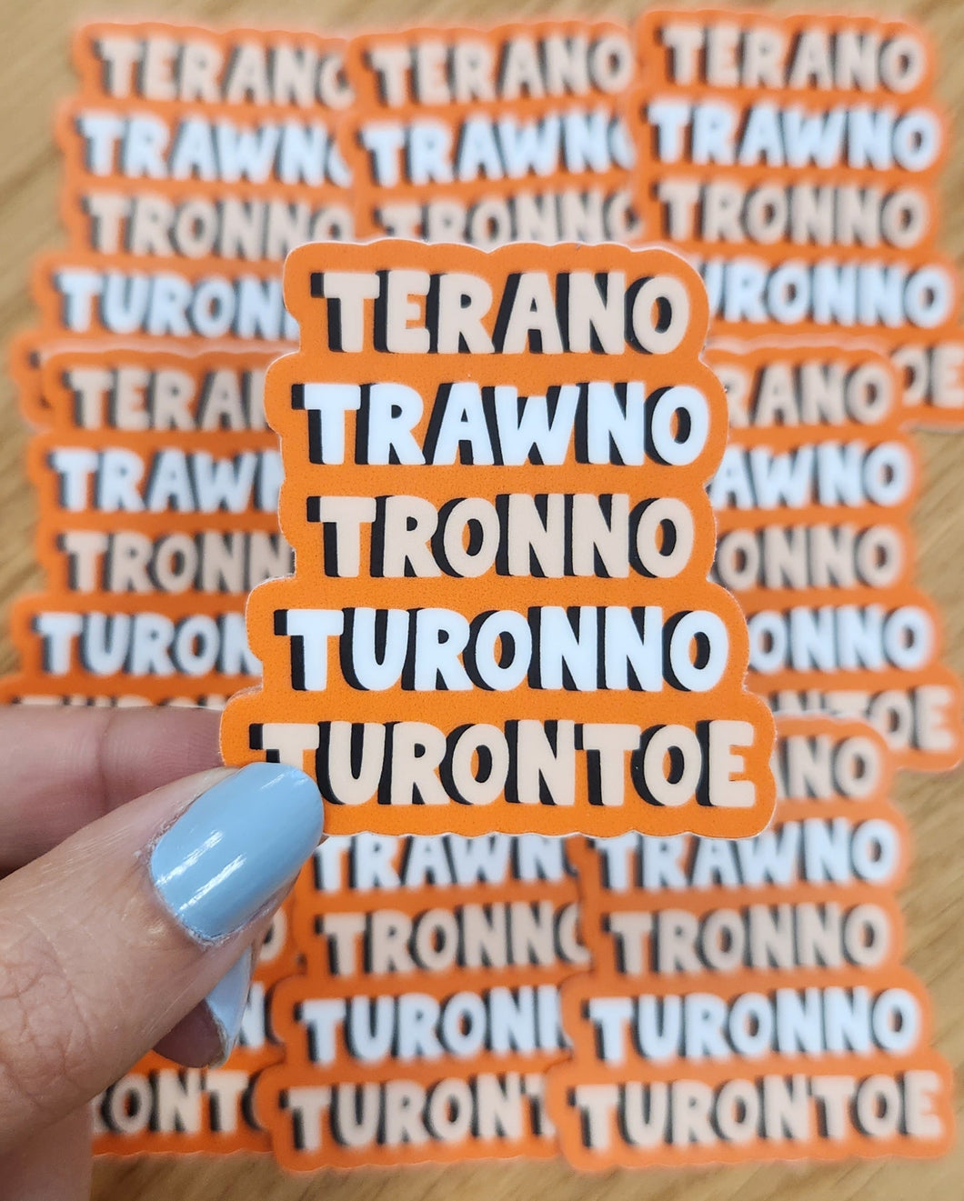 Toronto Orange Sticker