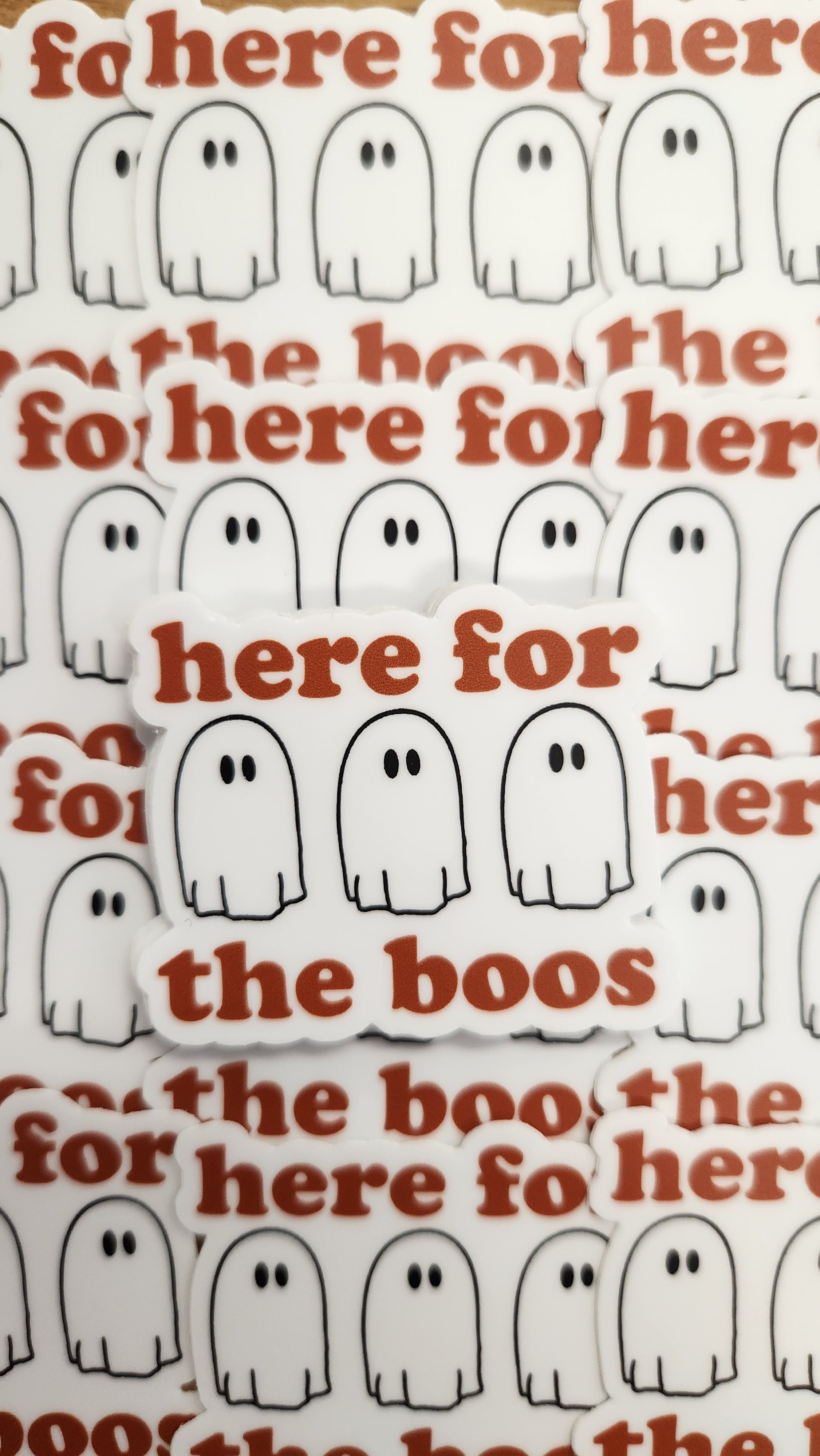 Here for the Boos Sticker