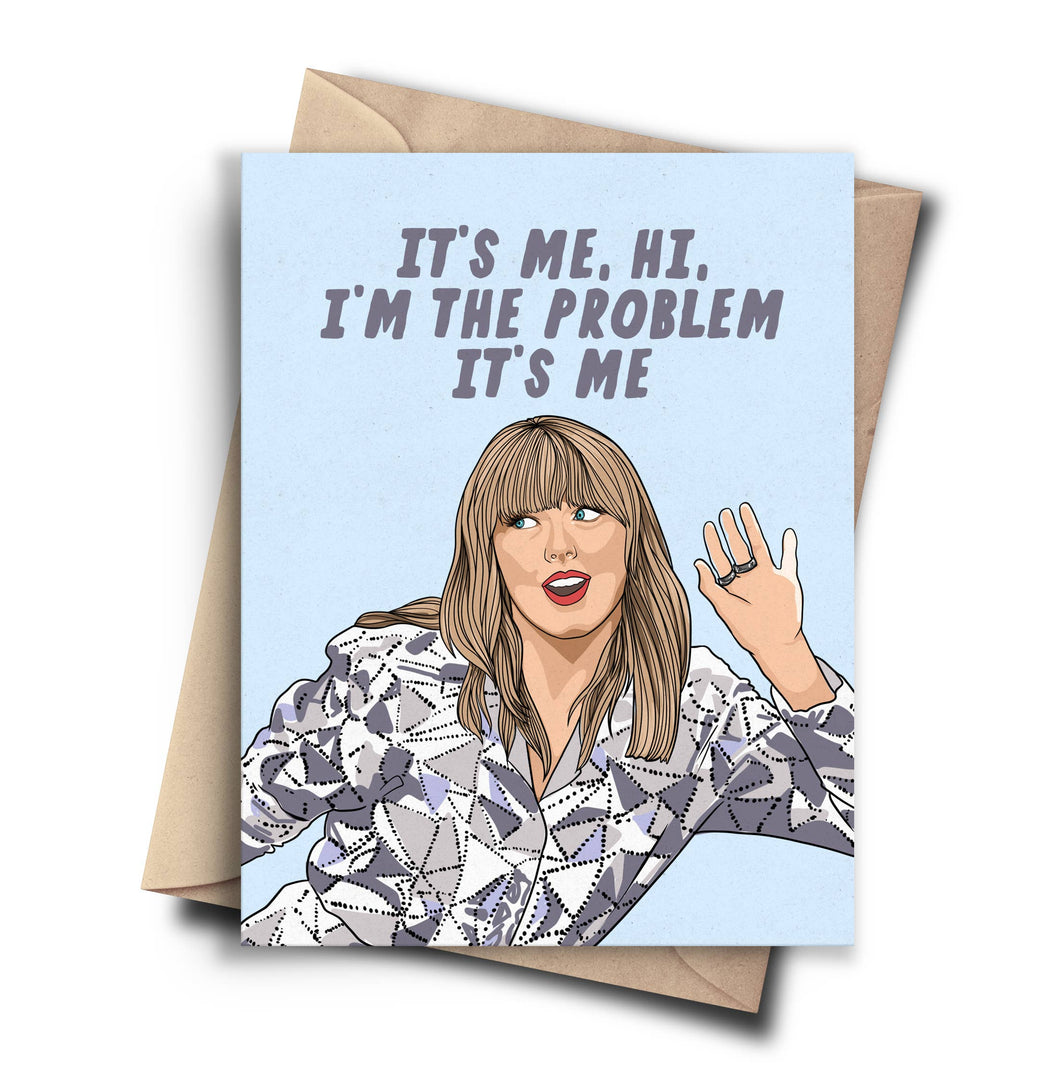 Funny Taylor Swift Sorry Card - Funny Pop Culture Card