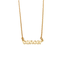 Load image into Gallery viewer, Zodiac Cancer Necklace | Horoscope Stocking Stuffer
