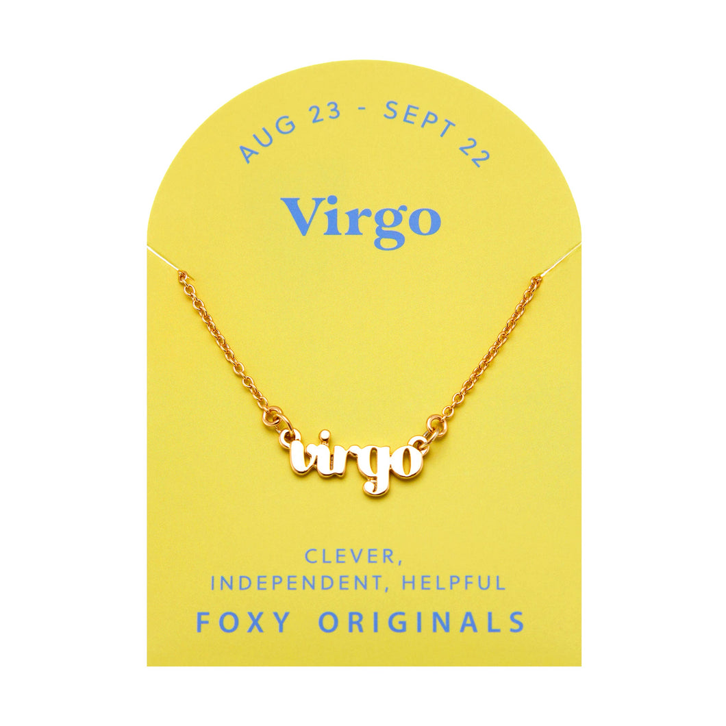 Zodiac Virgo Necklace | Horoscope Stocking Stuffer