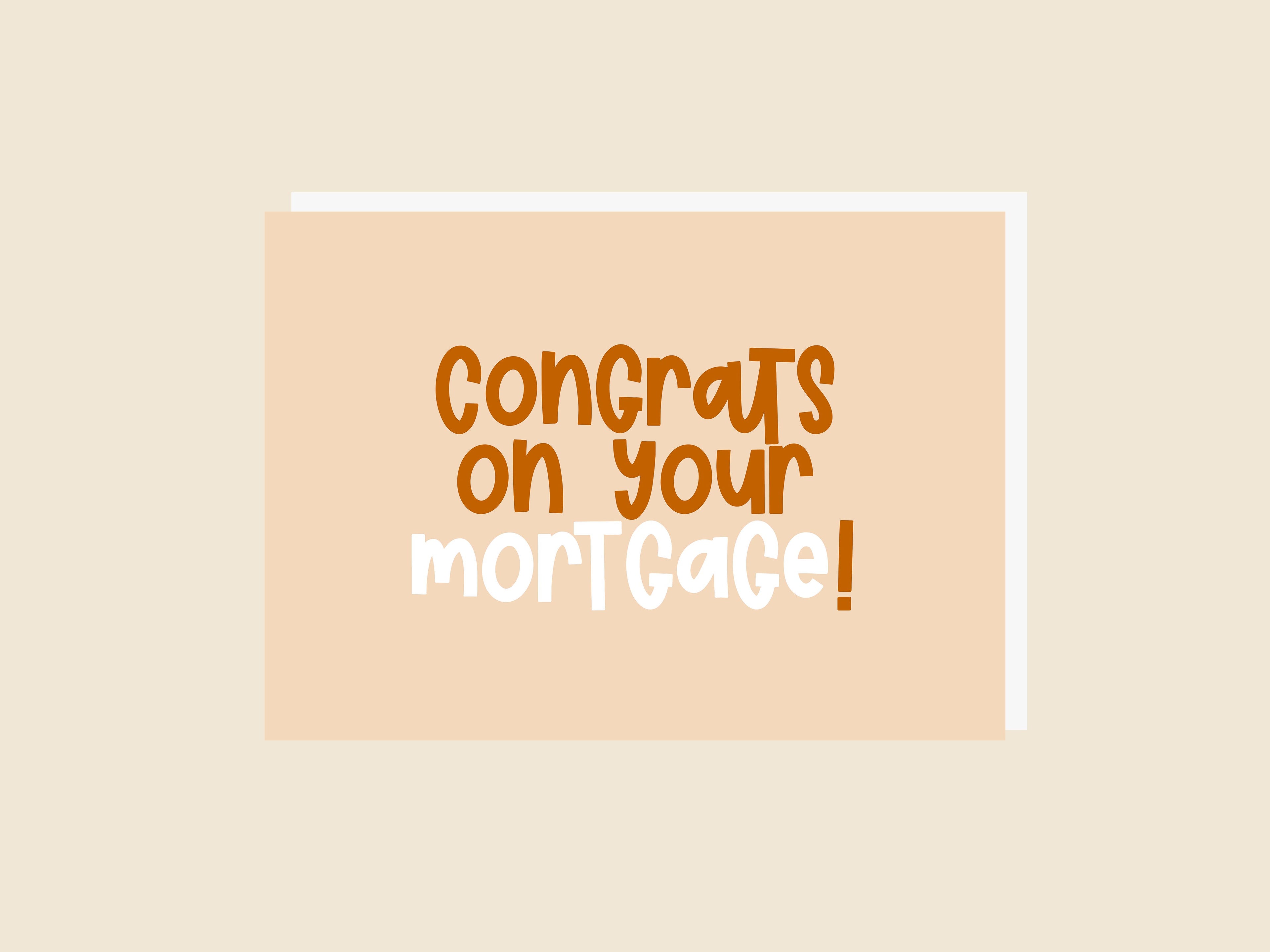 Congrats Mortgage Card