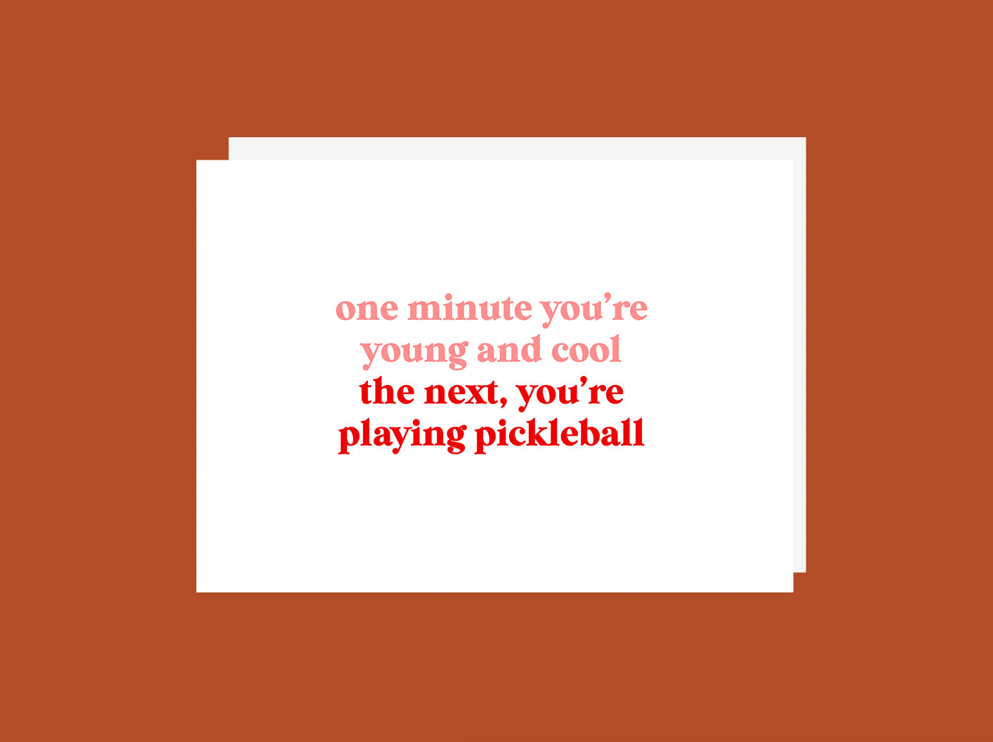 Pickleball Card