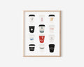 San Francisco Coffee Shops Print V1