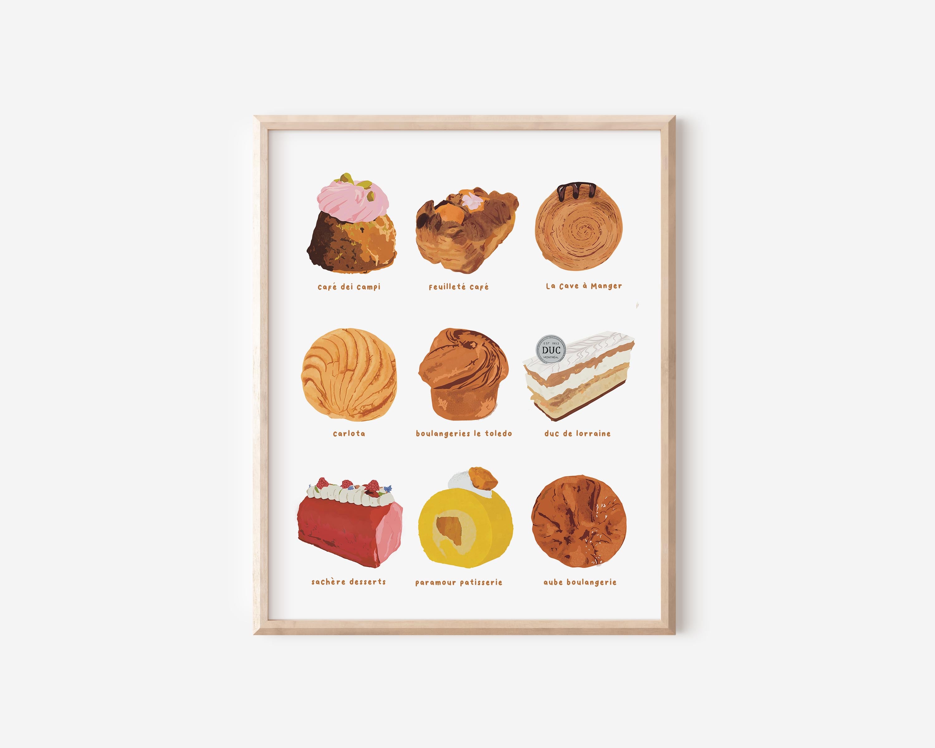 Sweet Treats Montreal Print