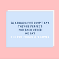 Lebanon Card - Greeting Card