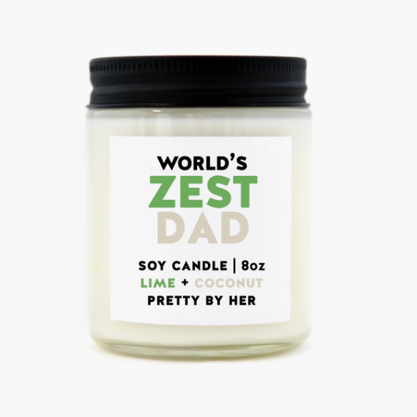 World's Zest Dad Candle