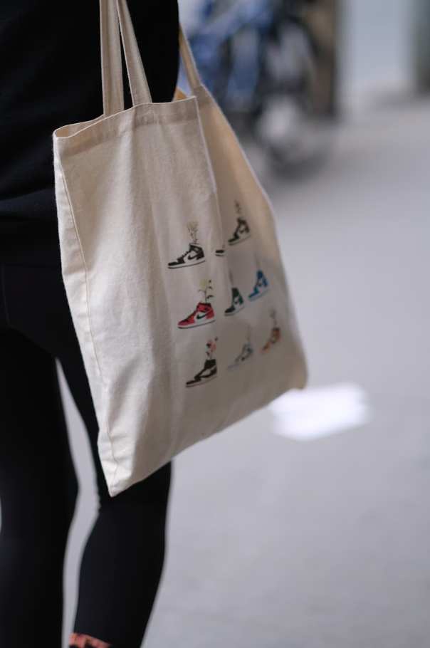 Tote Bag - Sneaker & Flower V2