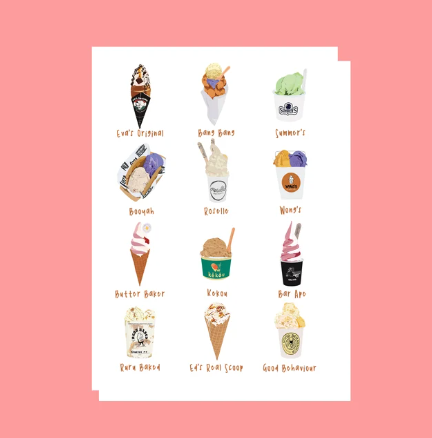 Toronto Ice Cream Greeting Card