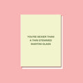 Martini Glass Card