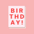 Birthday Card - Red