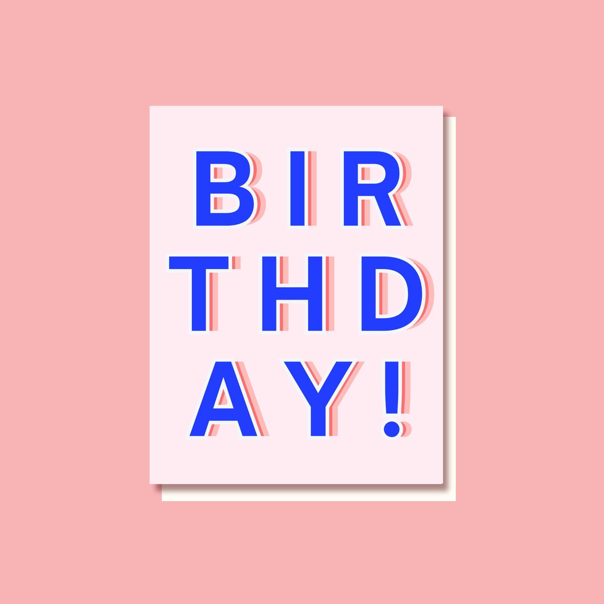 Birthday Card - Blue