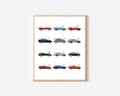 Cars & Flower Print