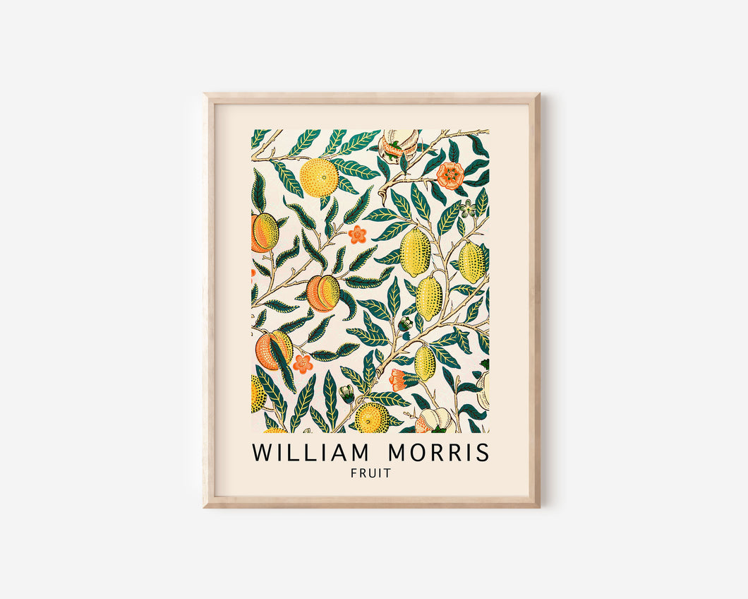 William Morris Fruit Print