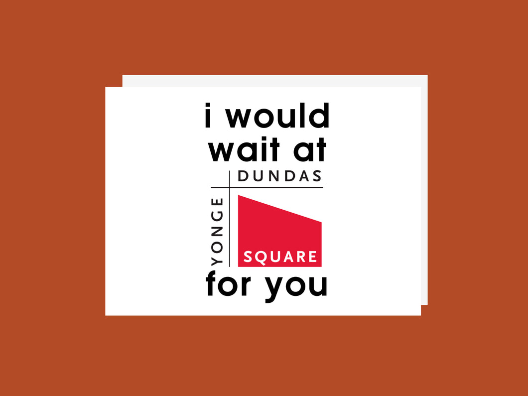 Toronto Yonge Dundas Funny Birthday  - Greeting Card