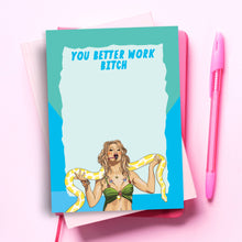 Load image into Gallery viewer, Britney Spears Funny To Do List Notepad Pop Culture Planner
