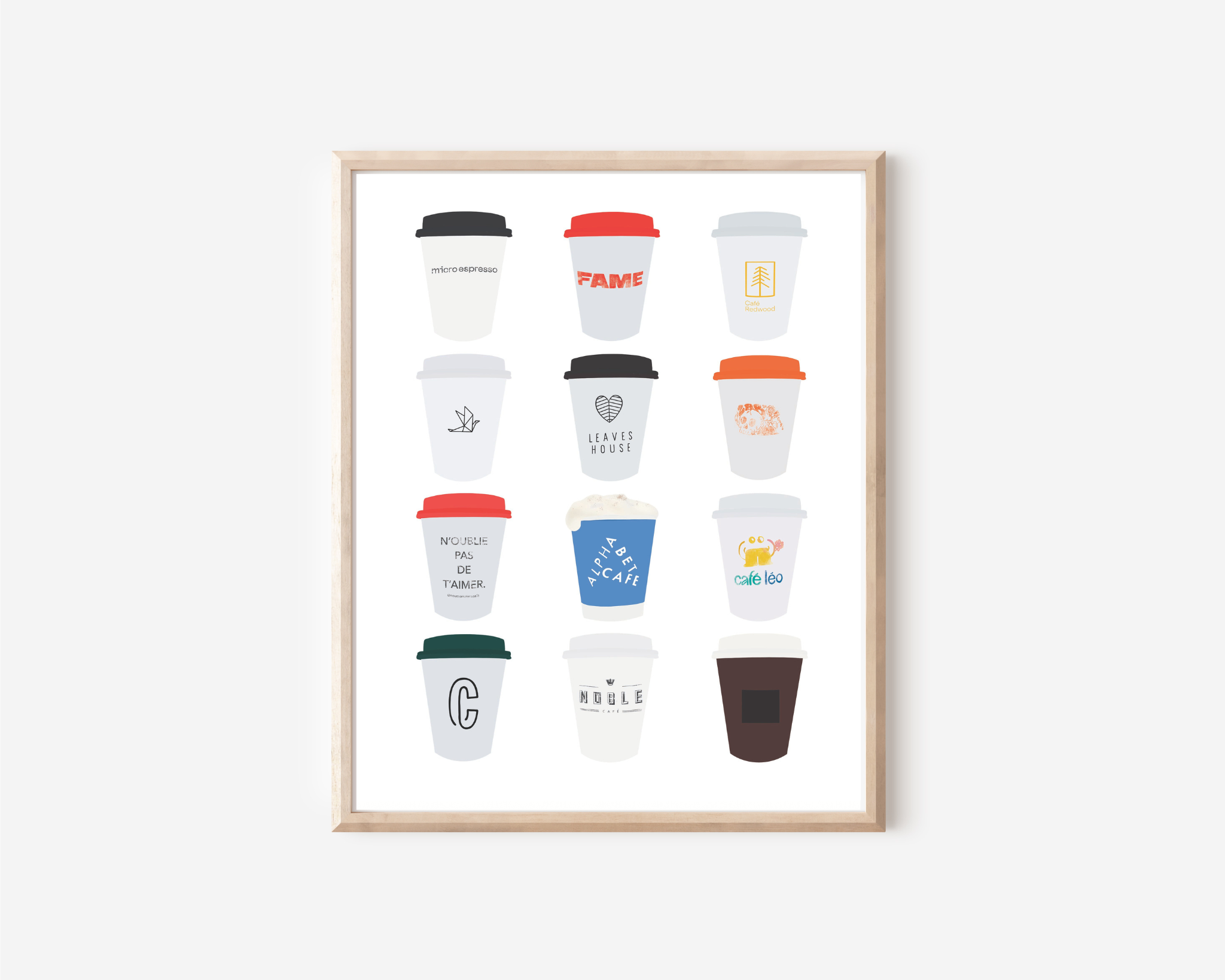 Montreal Coffee Shop V2 Print